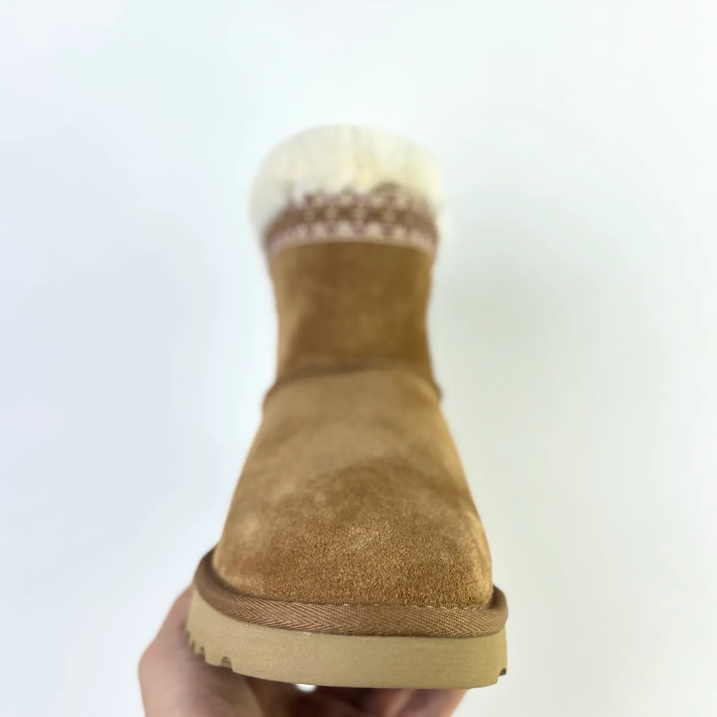 Local 💰560 Guangzhou top version ❗UGG Classic Novelty cow split leather fashionable round toe snow boots women’s style arrived